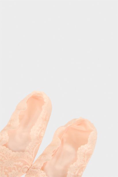 Kadın Dantelli Premium Babet Çorap