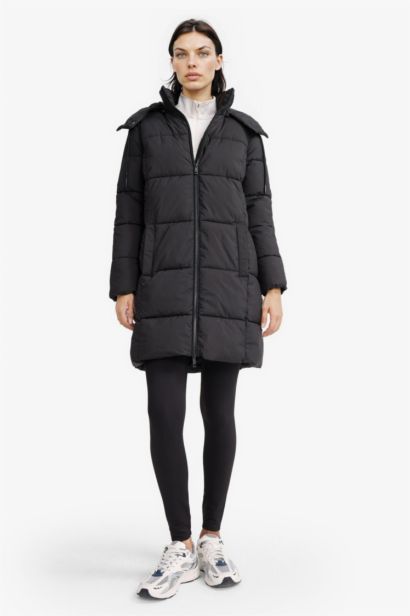 Waterproof Regular Fit Hooded Zippered Coat