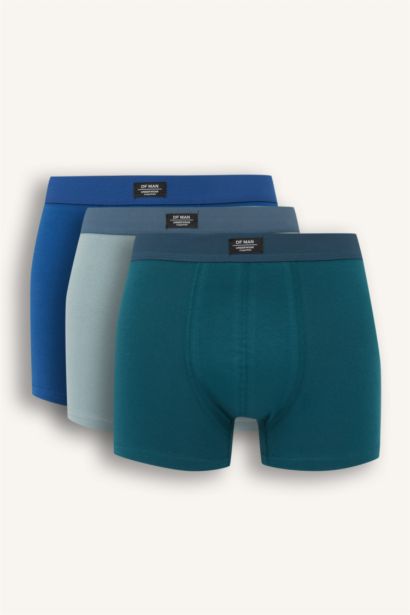 Regular Fit 3'lü Boxer