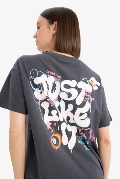 Oversize Fit Short Sleeve T-Shirt