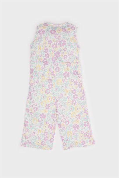 Combinaison fleurie pour bébé fille