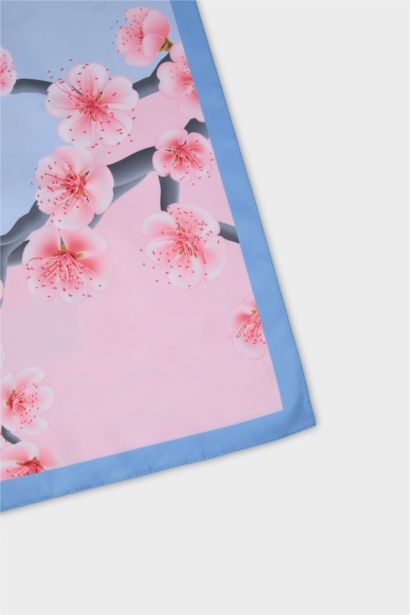 Woman Floral Hijab Shawl