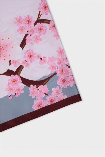 منديل فولار نسائي مطبوع