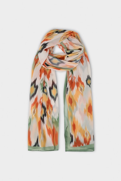 Woman Printed Hijab Shawl