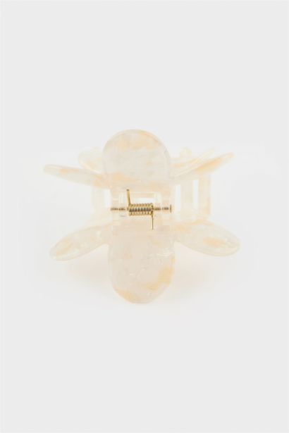 Kadın Çiçek Motifli Mandal Toka