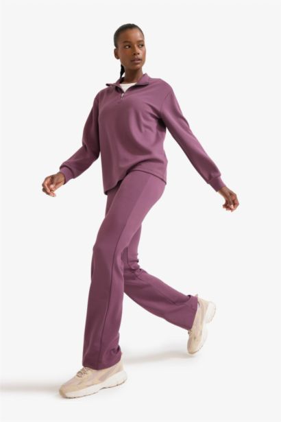 بنطرون بجامة رياضي فلير فيت برجل واسع جارلس من DeFactoFit