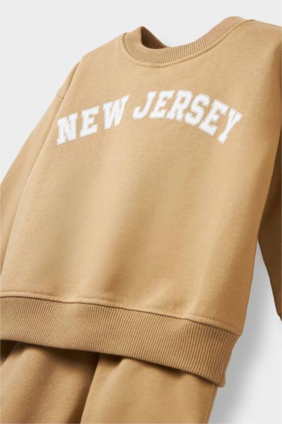 Baby Boy Printed Sweatshirt Sweatpants 2 Piece Set