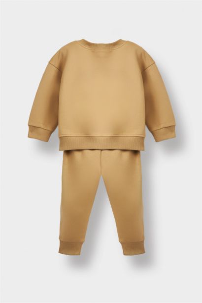 Baby Boy Printed Sweatshirt Sweatpants 2 Piece Set