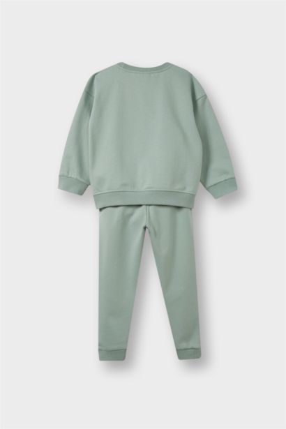 2 piece Regular Fit Crew Neck Flower Set