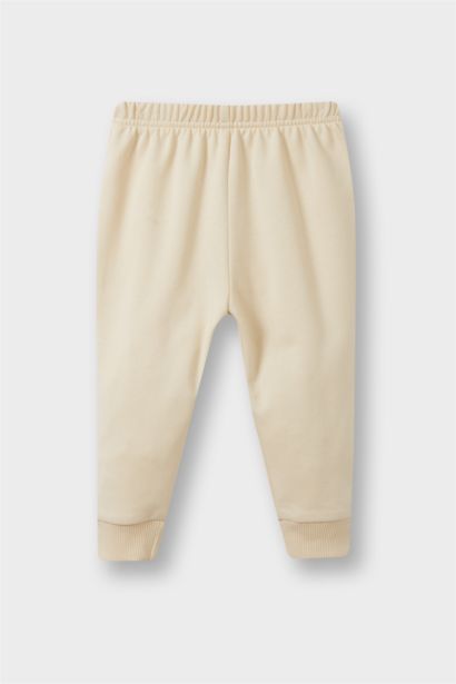 سيت بيبي ولادي سويت شيرت وبنطلون رياضي مطبوع قصة عادية - قطعتين