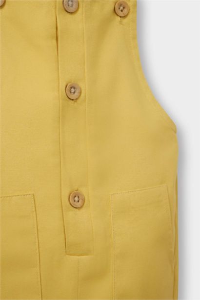 Salopette en gabardine pour bébé garçon