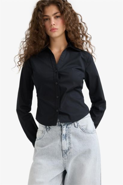 ұзын бұлшықет пішімі Ұзын жеңді көйлек