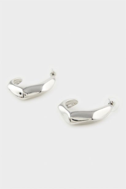 Woman Silver Dangle Earrings
