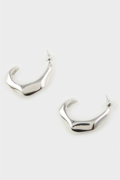 Woman Silver Dangle Earrings