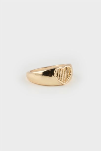 Woman Stone 5 Piece Gold Rings