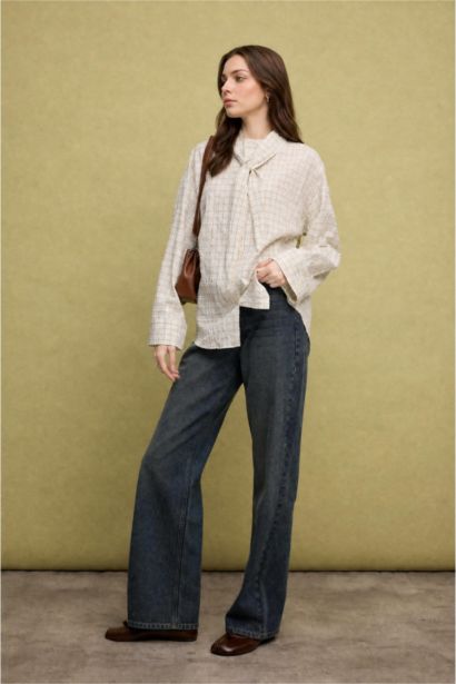 Regular Hem Trousers