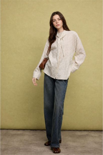 Regular Hem Trousers