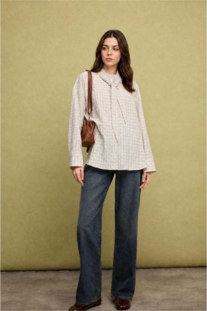 Regular Hem Trousers