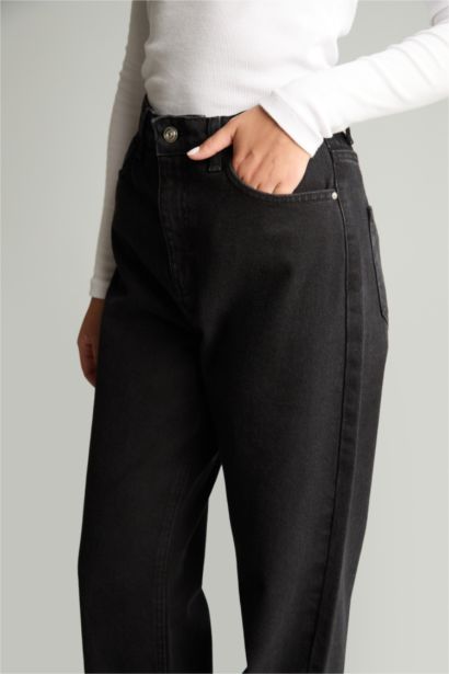 Wide Leg Yüksek Bel Jean Pantolon