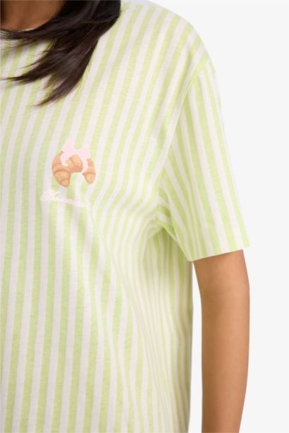 Fall in Love فستان نوم قصة عادية بياخة مستديرة من