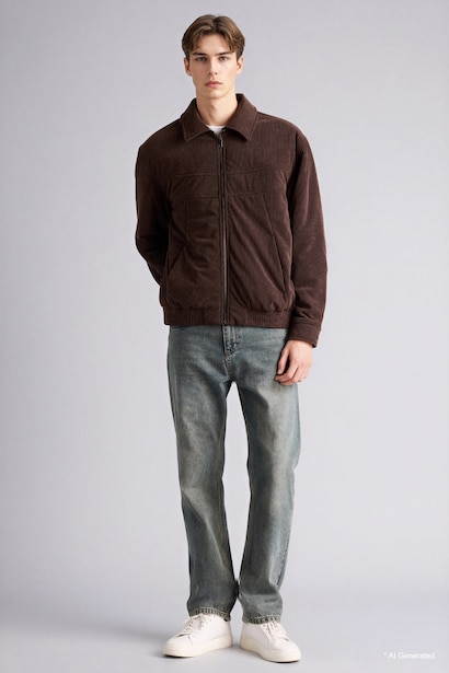 Zipper Puffer Jacket