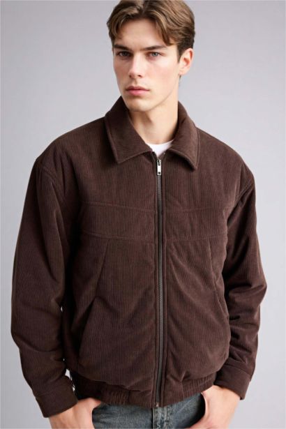 جاكيت مخمل اوفر سايز وياخة قميص