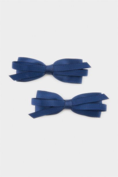 2'li Kurdele Saç Tokası Kız Çocuk