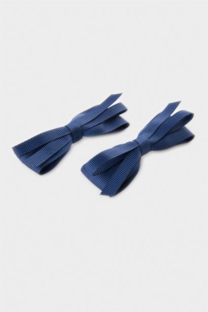 2'li Kurdele Saç Tokası Kız Çocuk