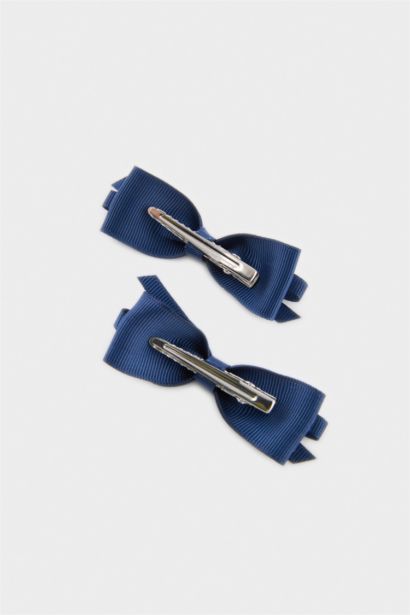 2'li Kurdele Saç Tokası Kız Çocuk