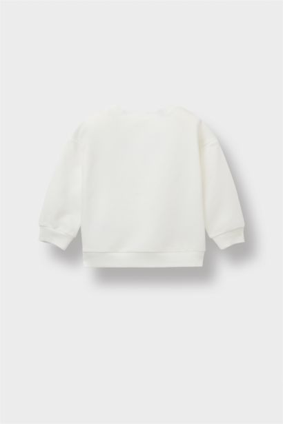 Baby Boy Crew Neck Printed Sweatshirt