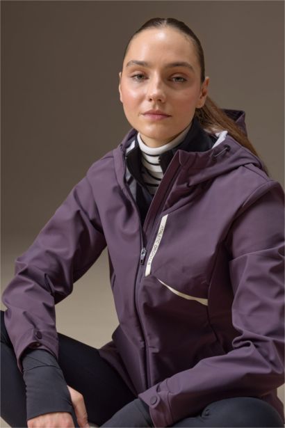 DeFactoFit Slim Fit Hooded Waterproof Jacket