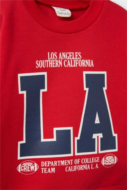 سويت شيرت بيبي ولادي خفيف قصة عادية ببطانة ناعمة