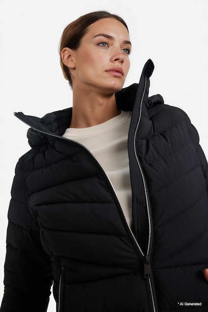 Zipper Puffer Jacket