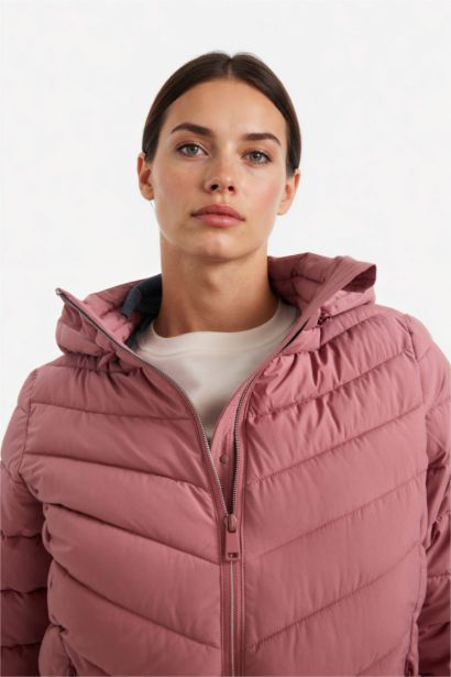 Defactofit водонепроницаемая пуховая куртка регуляра с капюшоном и молнией