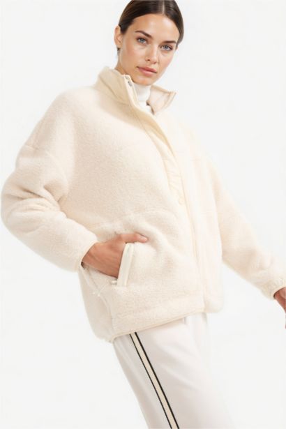 DeFactoFit Oversize Fit Fleece Lining Plush Jacket