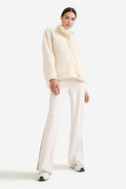 DeFactoFit Oversize Fit Fleece Lining Plush Jacket