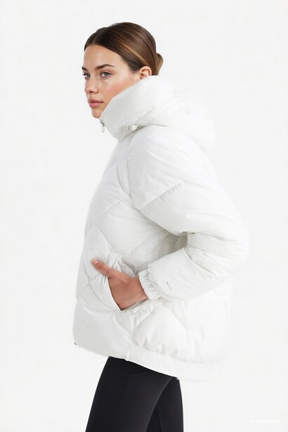 Zipper Puffer Jacket
