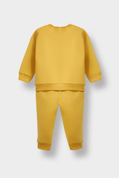 Baby Boy Dinosaur Printed Sweatshirt Sweatpants 2 piece Set