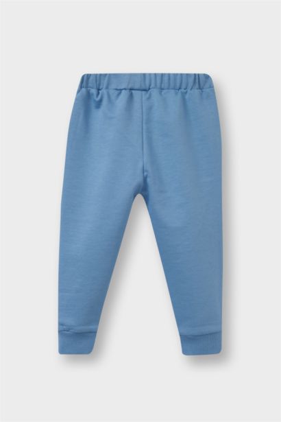 Baby Boy Elastic Waist Printed Sweatpants