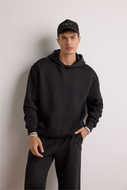 Boxy Fit Long Sleeve Hoodie
