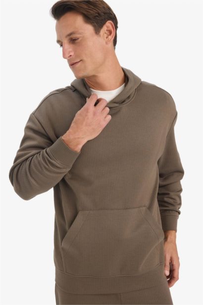 Boxy Fit Long Sleeve Hoodie