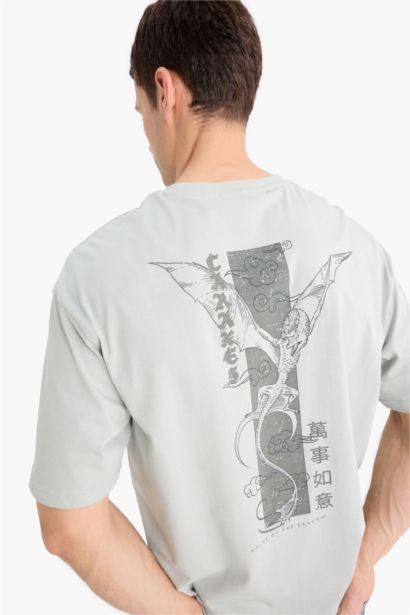 House Of The Dragon Boxy Fit Crew Neck Printed T-Shirt