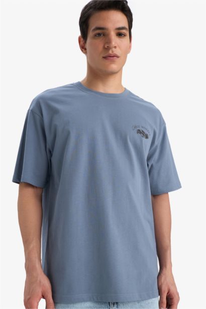 Hot Wheels Boxy Fit Crew Neck Printed T-Shirt