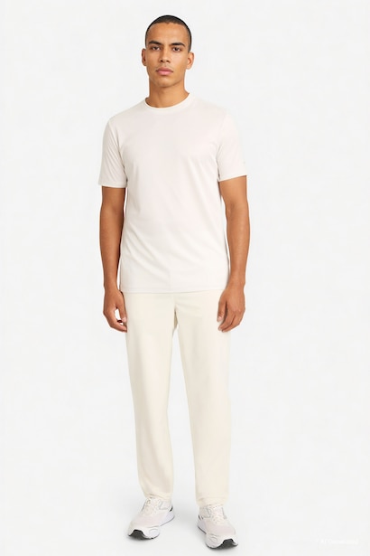 Спортивная футболка Slim Fit с принтом круглым вырезом и коротким рукавом