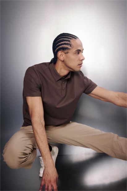 Standard Fit Sports Polo T-shirt