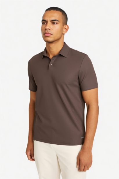Standard Fit Sports Polo T-shirt