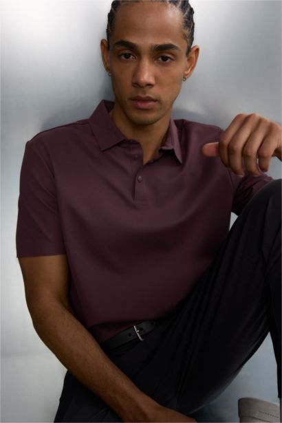 Standard Fit Sports Short Sleeve Polo T-shirt