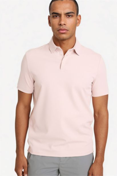 تيشيرت بولو رياضي نص كم قصة عادية من DeFactoFit