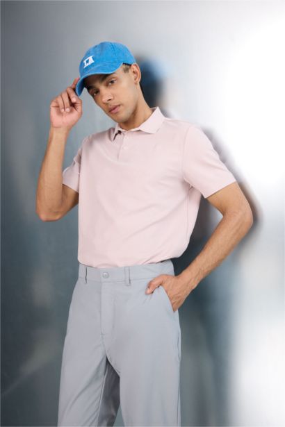 Standard Fit Sports Short Sleeve Polo T-Shirt