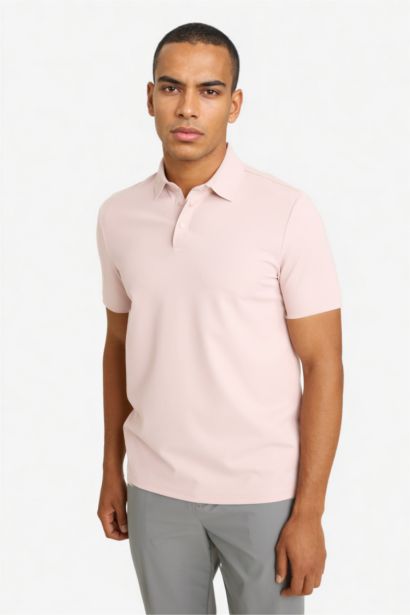 تيشيرت بولو رياضي نص كم قصة عادية من DeFactoFit